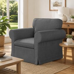 Modular Design Dark Grey Fabric Sofa for Living Rooms