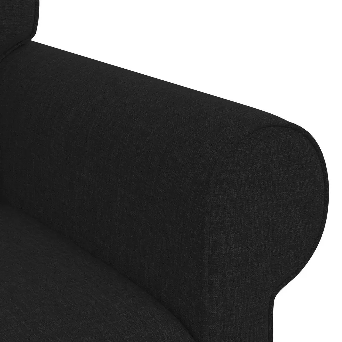 Modern Sofa Black Modular Sectional Living Room Furniture Rearrangeable Design