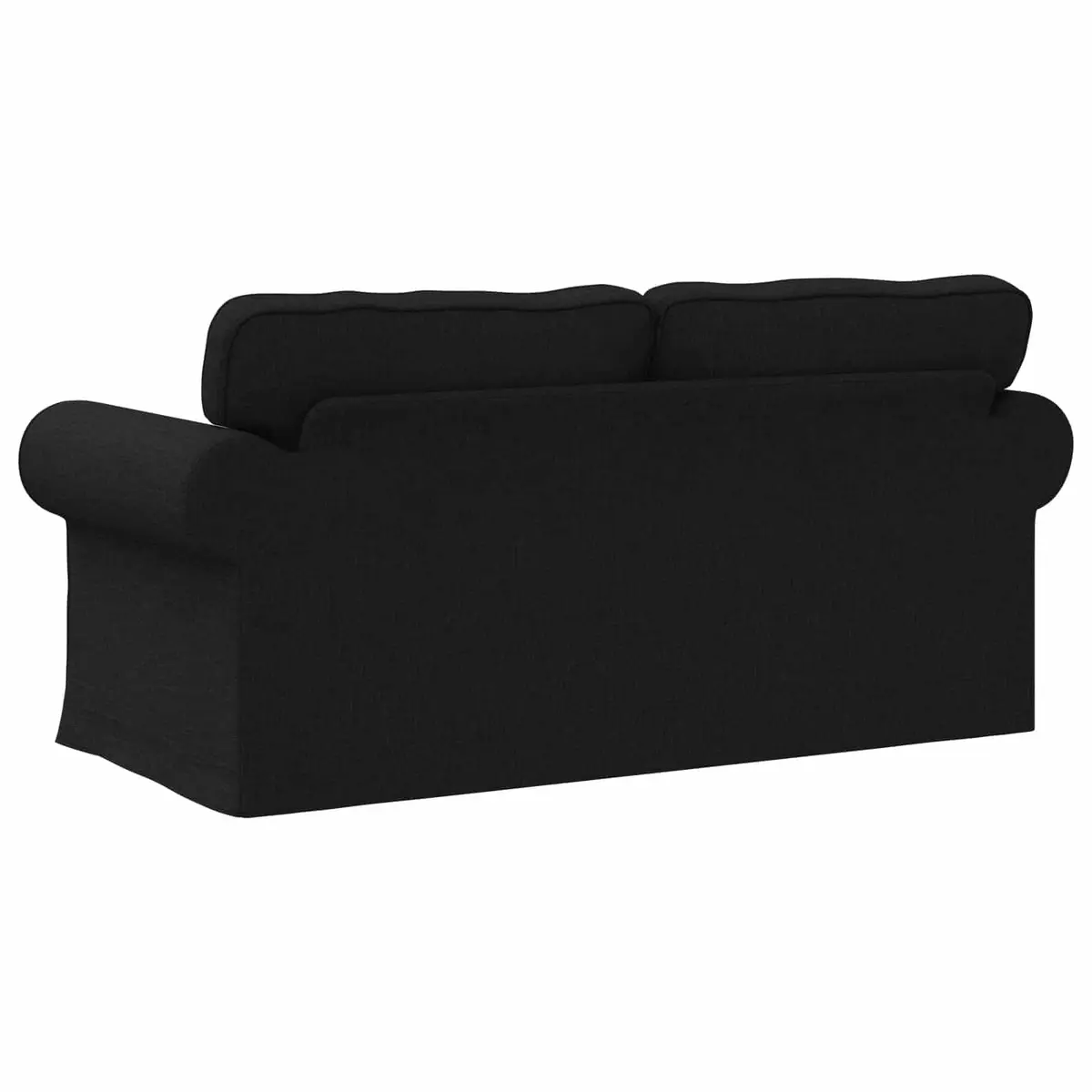 Sofa Black 175 x 82 x 80 cm Modular Fabric Couch