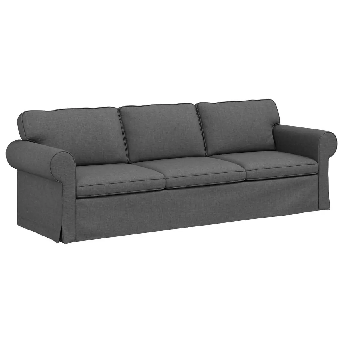 Modern Sofa Grey Modular Fabric Lounge Couch Living Room Sectional 245cm