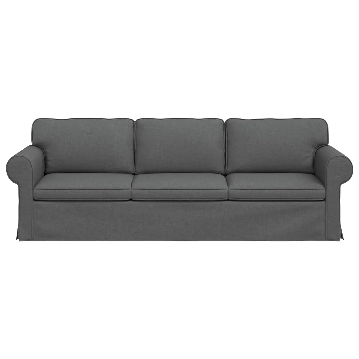 Modern Sofa Grey Modular Fabric Lounge Couch Living Room Sectional 245cm