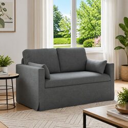 Comfortable Grey Fabric Sectional Sofa for Modern Living