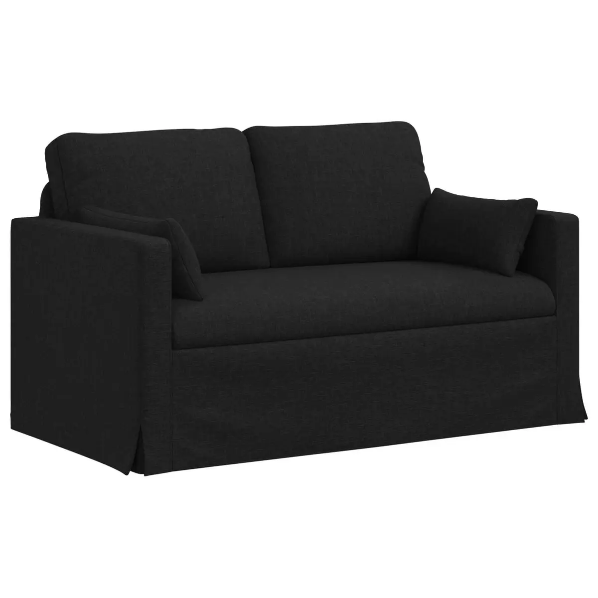 Black Fabric Sofa Modular Lounge Seating 139x78x80cm