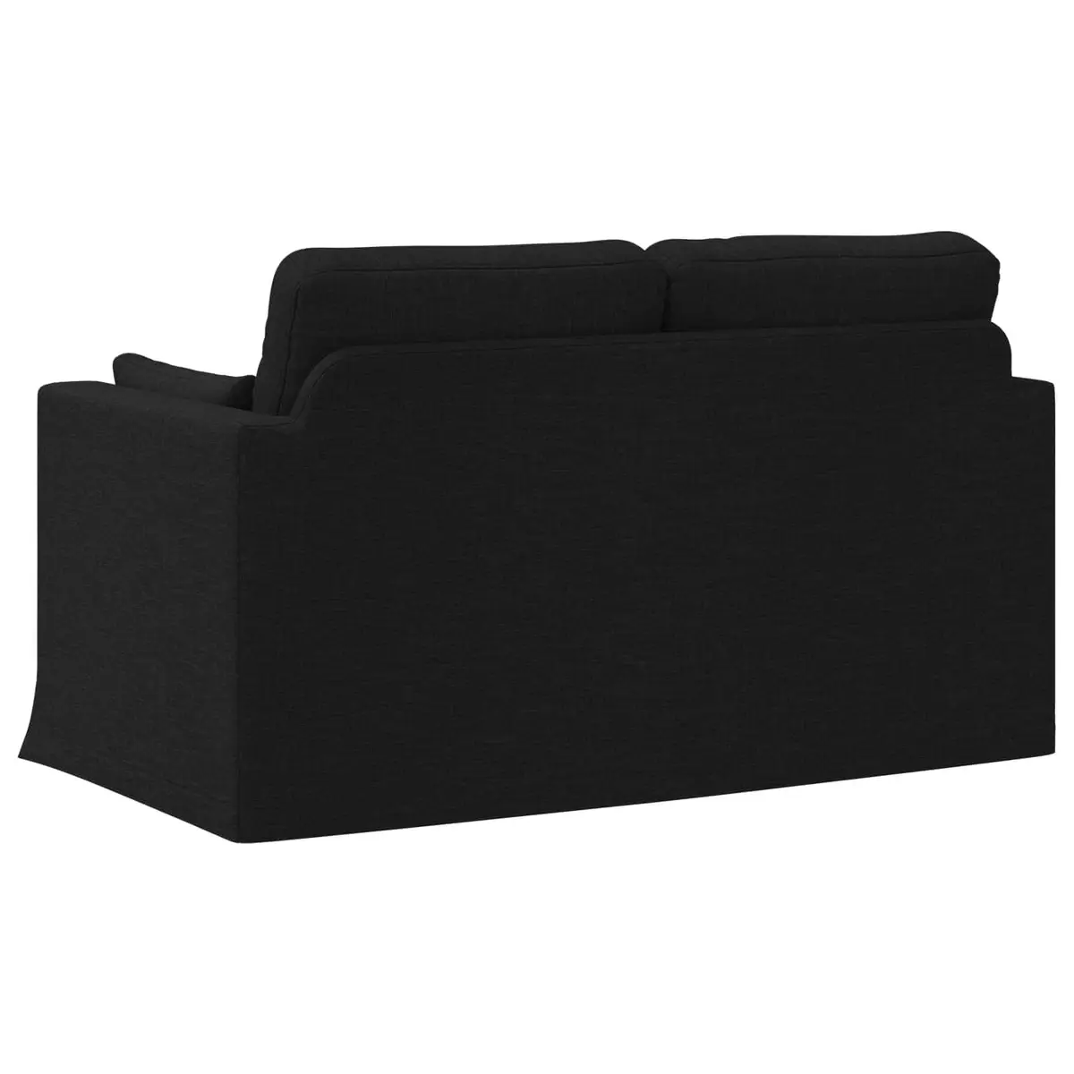 Black Fabric Sofa Modular Lounge Seating 139x78x80cm
