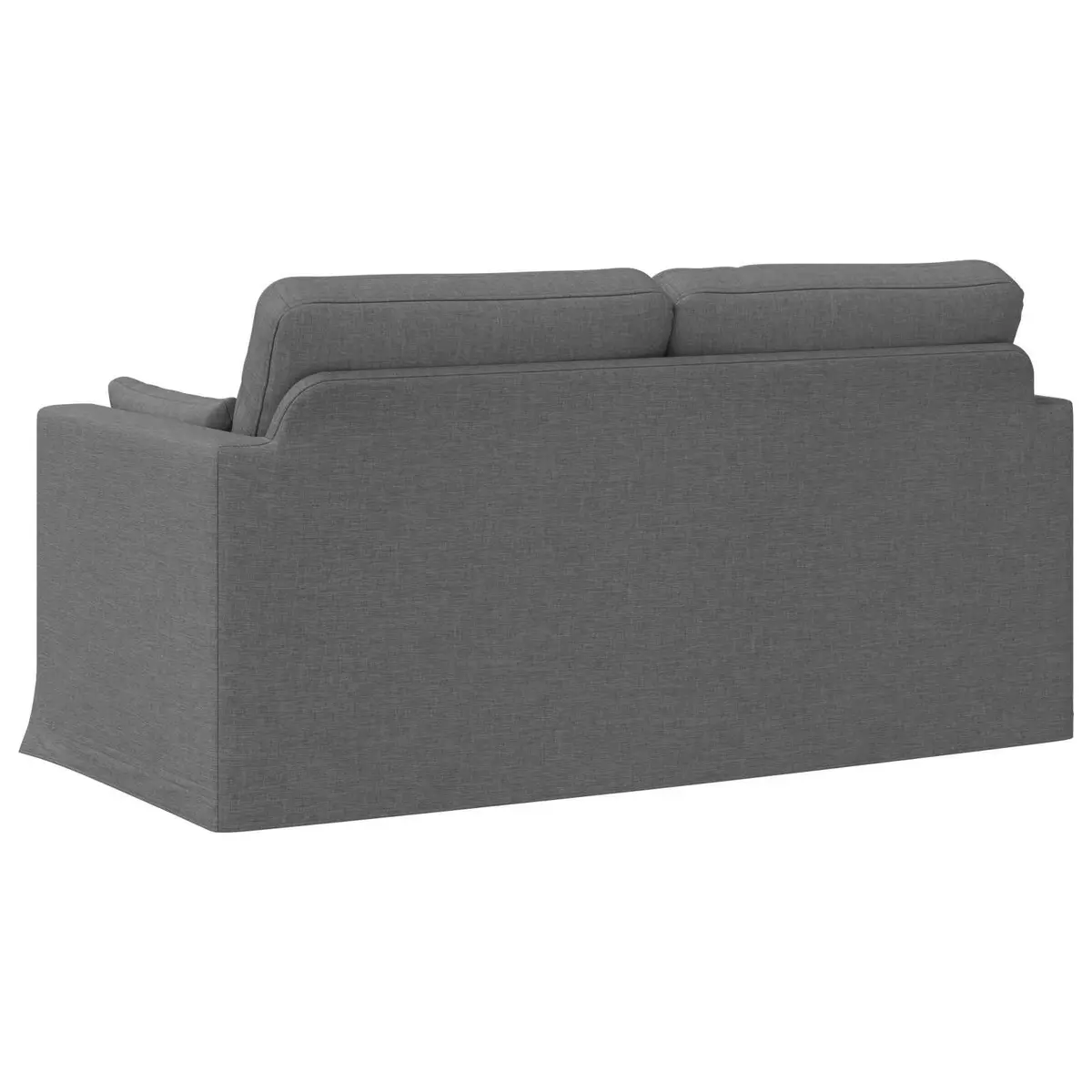 Fabric Sofa Grey Modern 158cm Metal Frame Foam and Fibre Upholstery