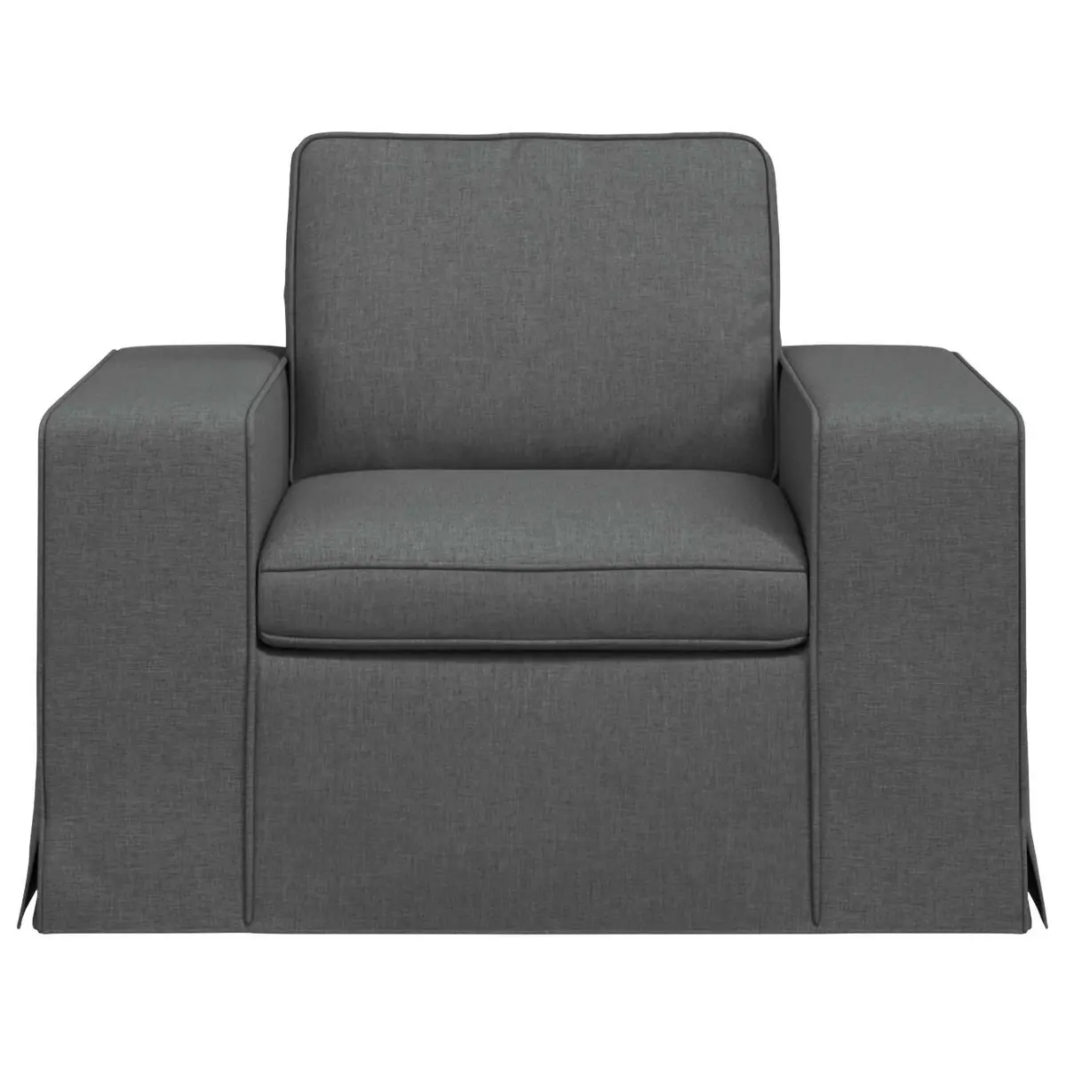 Modern Modular Sofa Grey Fabric Sectional Living Room Lounge Furniture