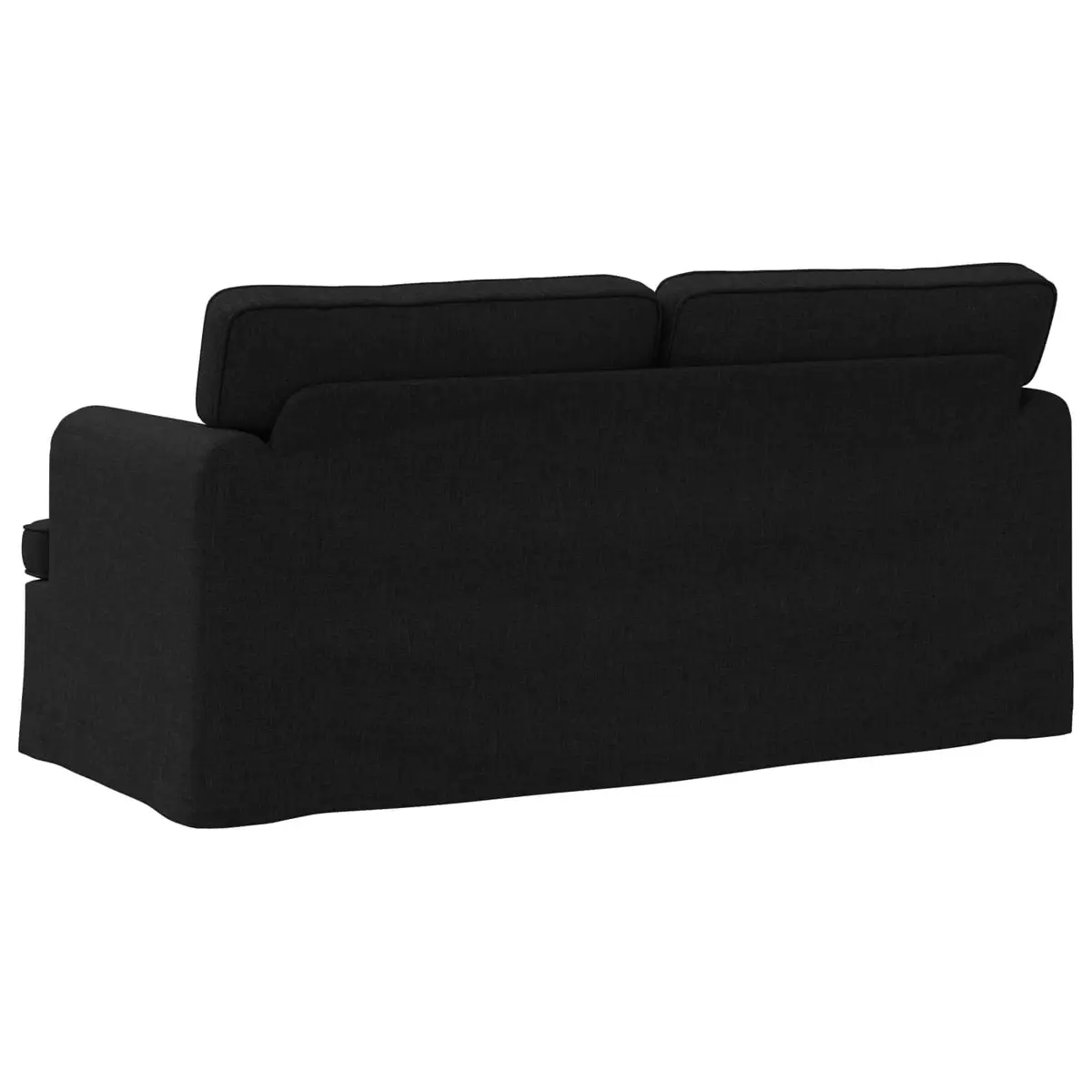 Black Fabric Sofa Modular 162x80x85cm Modern Living Room Bedroom Couch