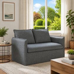 Modern Grey Fabric Modular Sofa for Relaxed Living Spaces