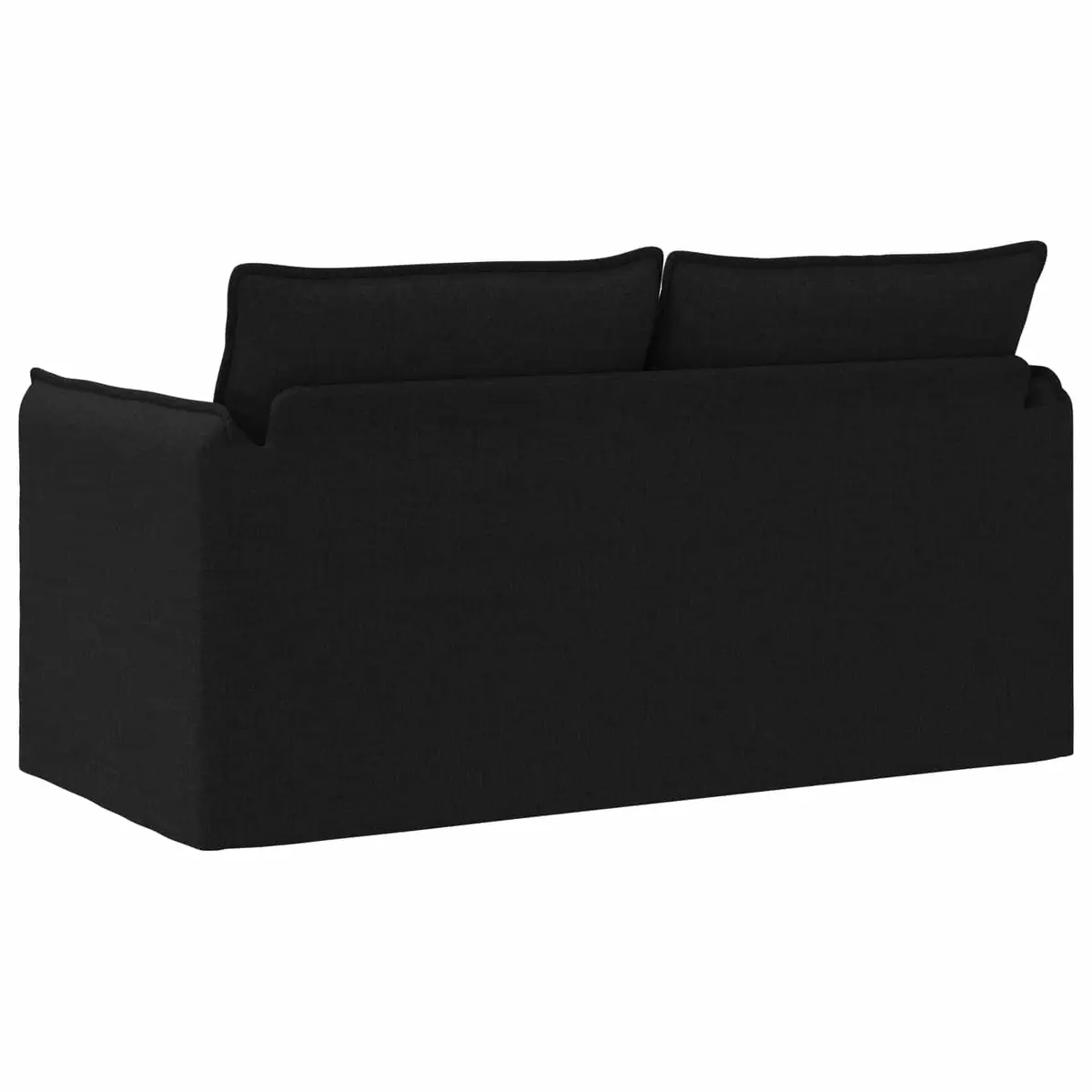 Black Fabric Sofa Modern Lounge Seating Modular Design Living Room Couch