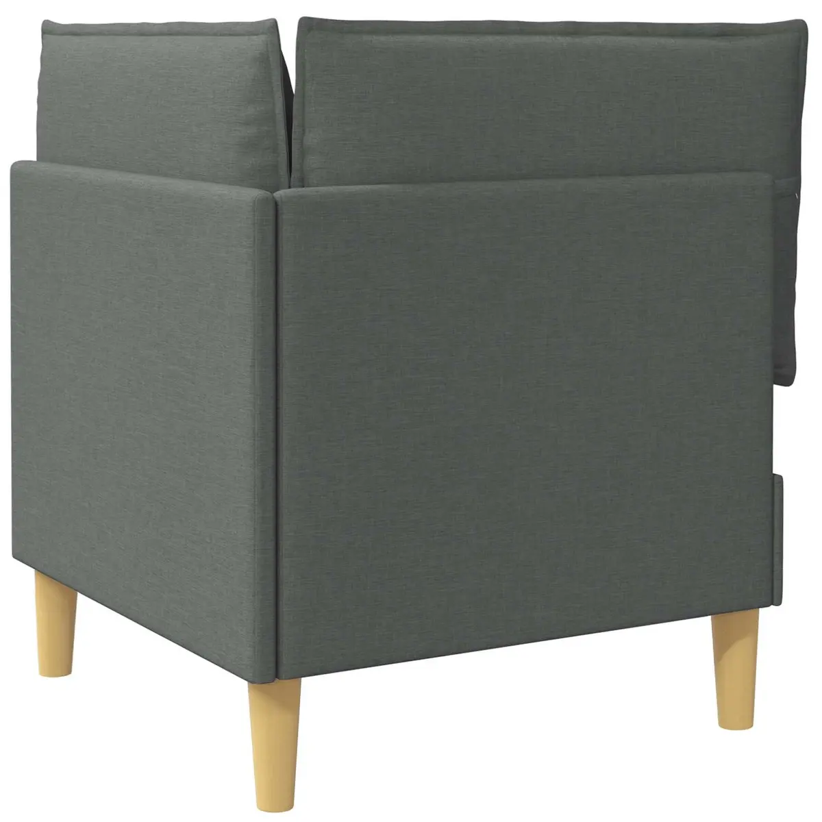 Grey Corner Sofa Storage Ottoman