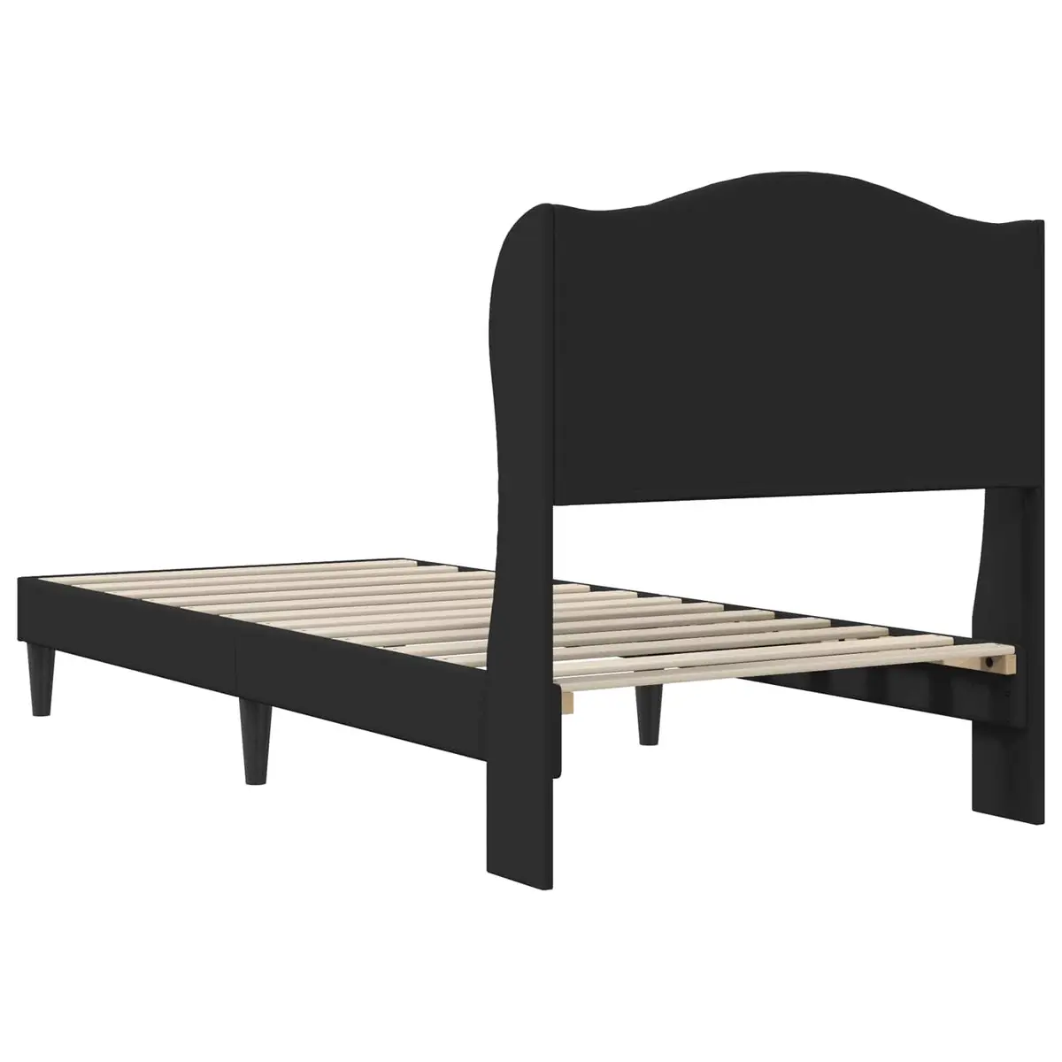 Faux Leather Bed Frame with Headboard 90 x 190 cm