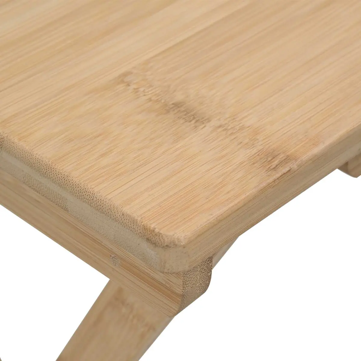 Kitchen Table Folding Bamboo Dining Furniture Space-Saving Rectangular Design