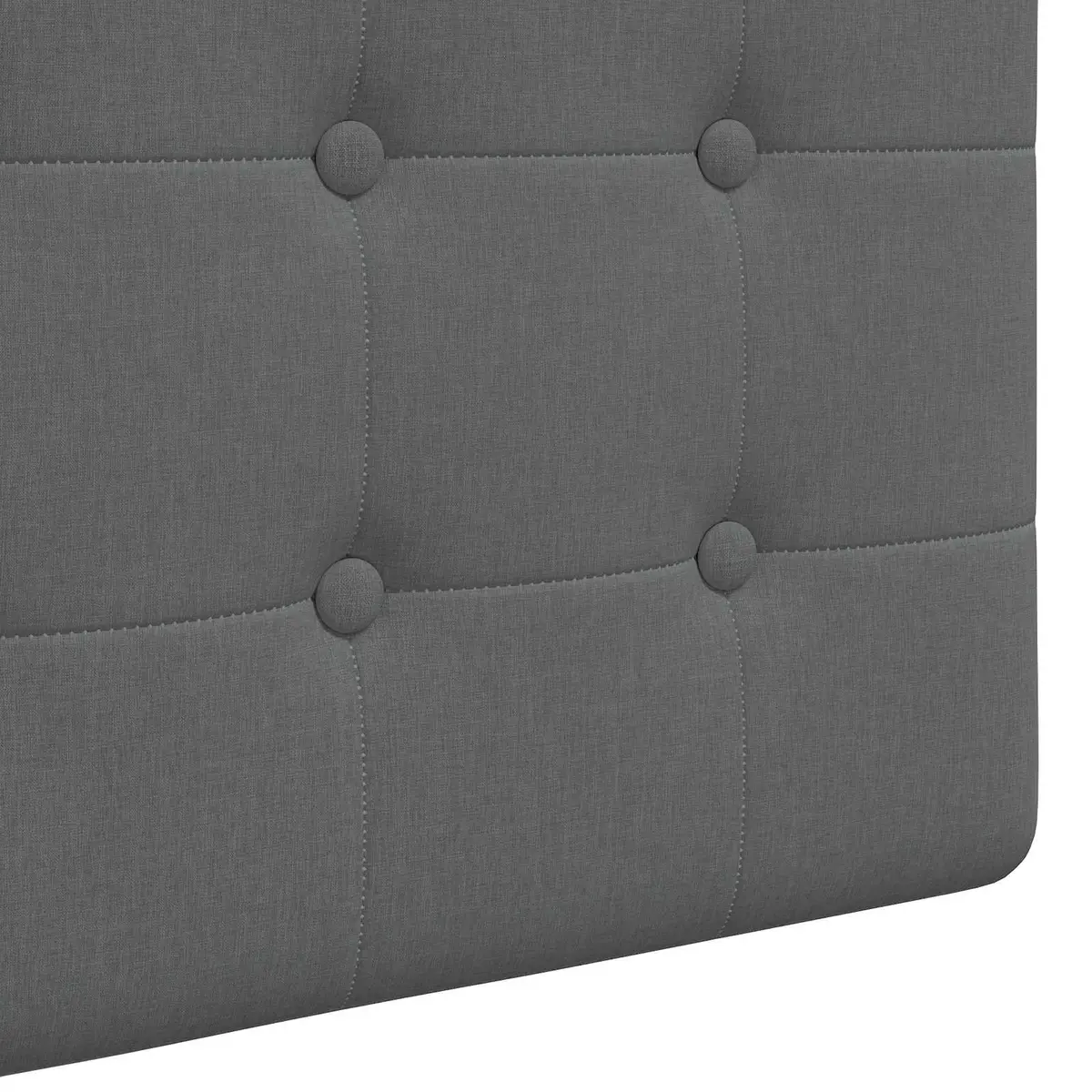 Hanging Headboard Grey Fabric Wall Mount Bedroom Upholstered Modern Decor