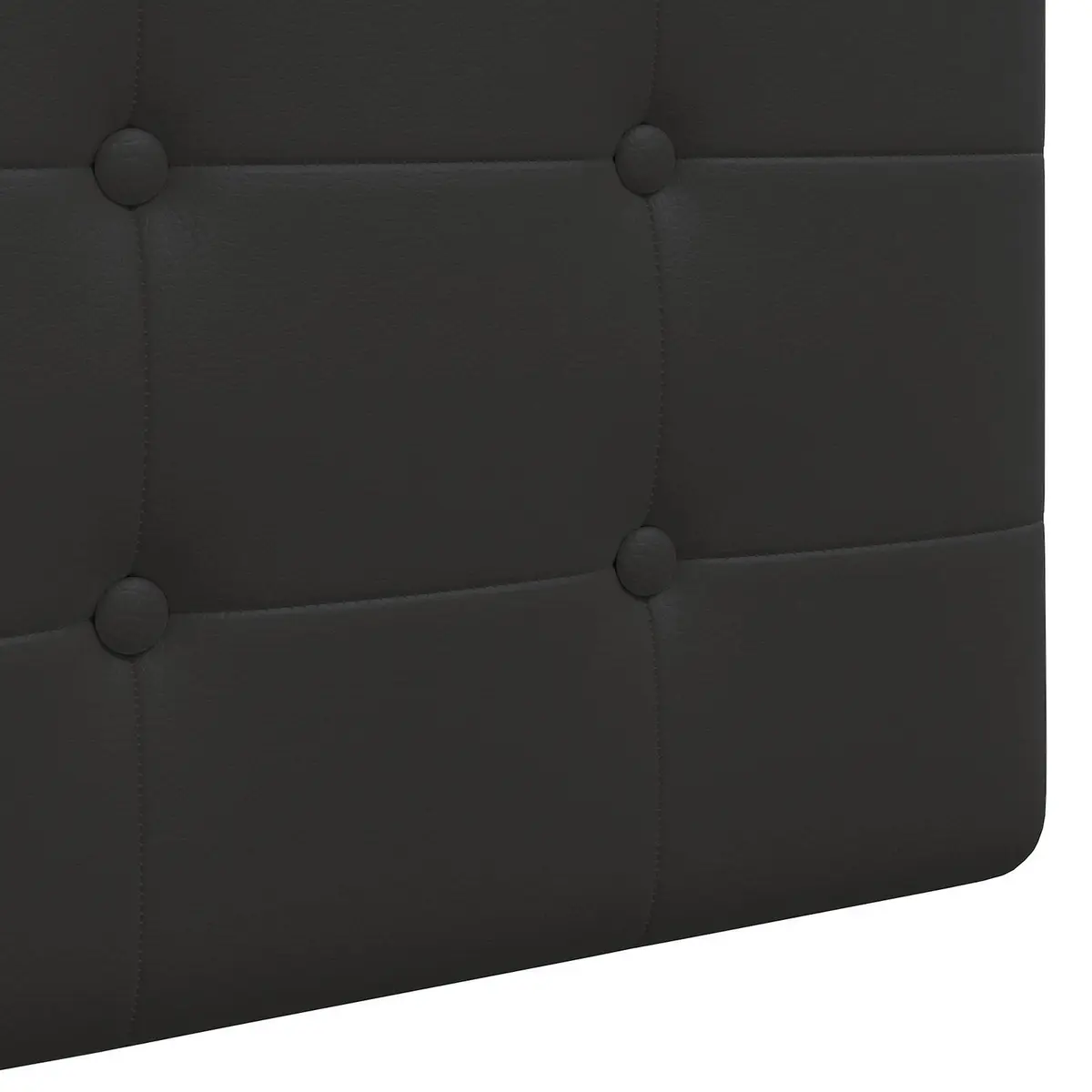 Hanging Headboard Black Modern Wall Mounted Upholstered Bedroom Backrest Support