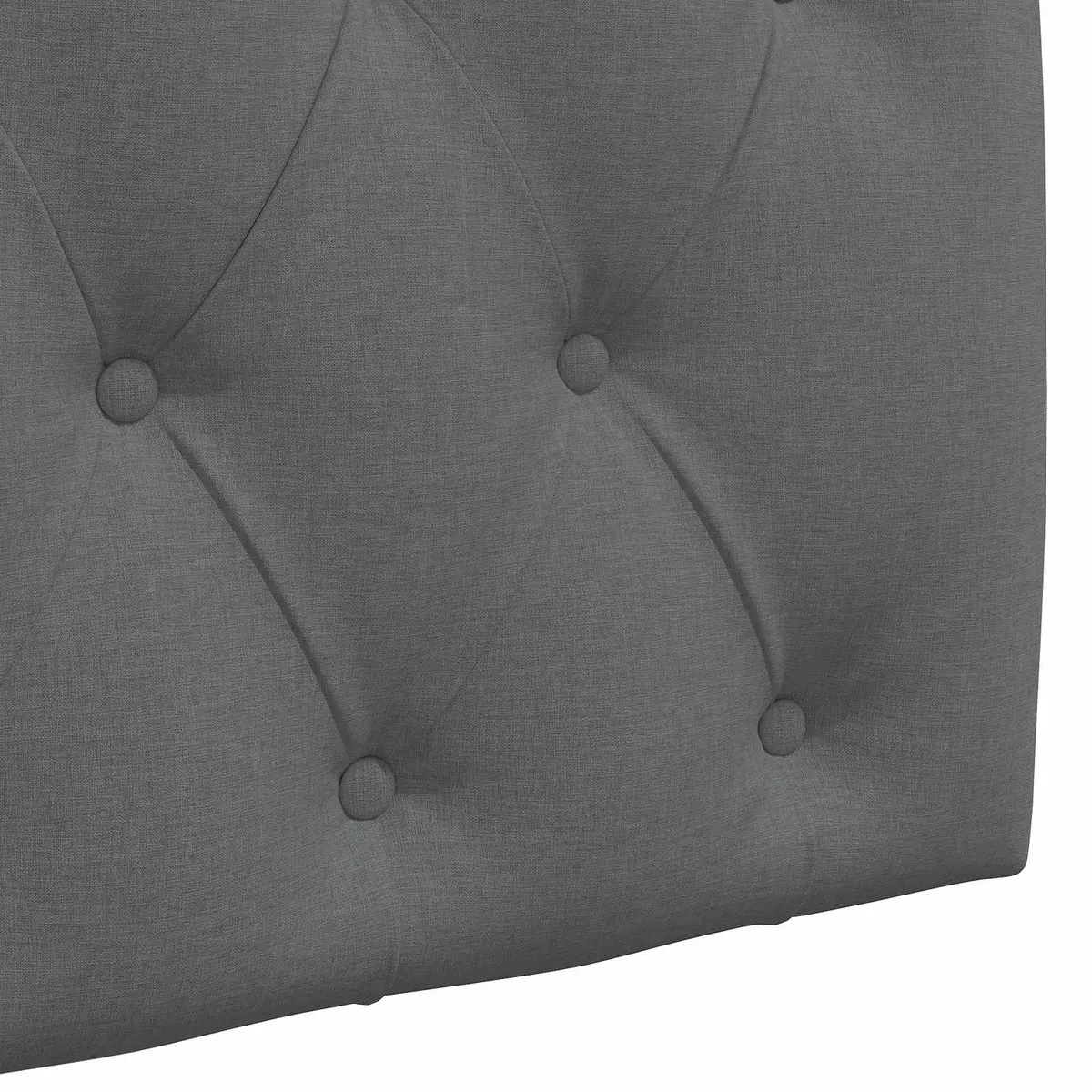 Hanging Headboard Wall-Mounted Grey Fabric Soft Upholstered Engineered Wood