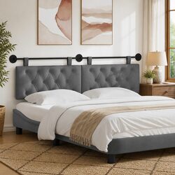 Stylish Upholstered Wall-Mounted Headboard