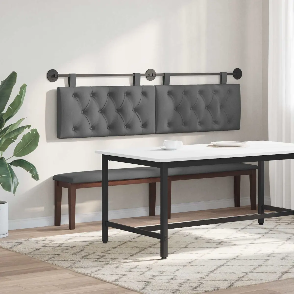 Upholstered Wall-Mounted Headboard
