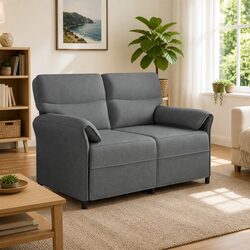 Grey Sofa for Modern Living Rooms with Foam Cushions