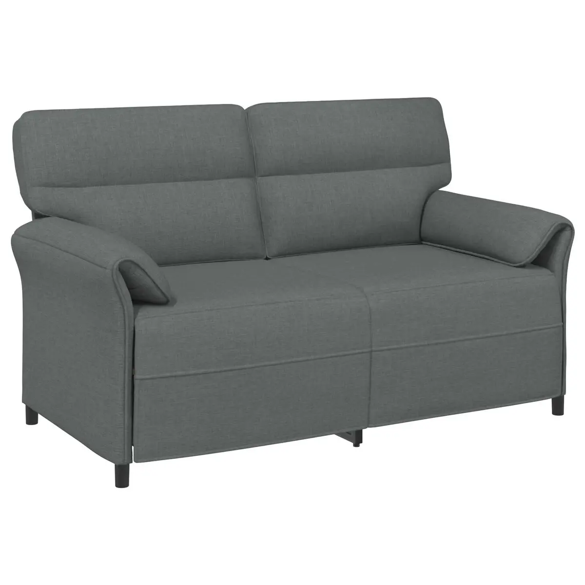 Sofa Grey Modern Contemporary Living Room Lounge Couch Metal Frame Cushioned