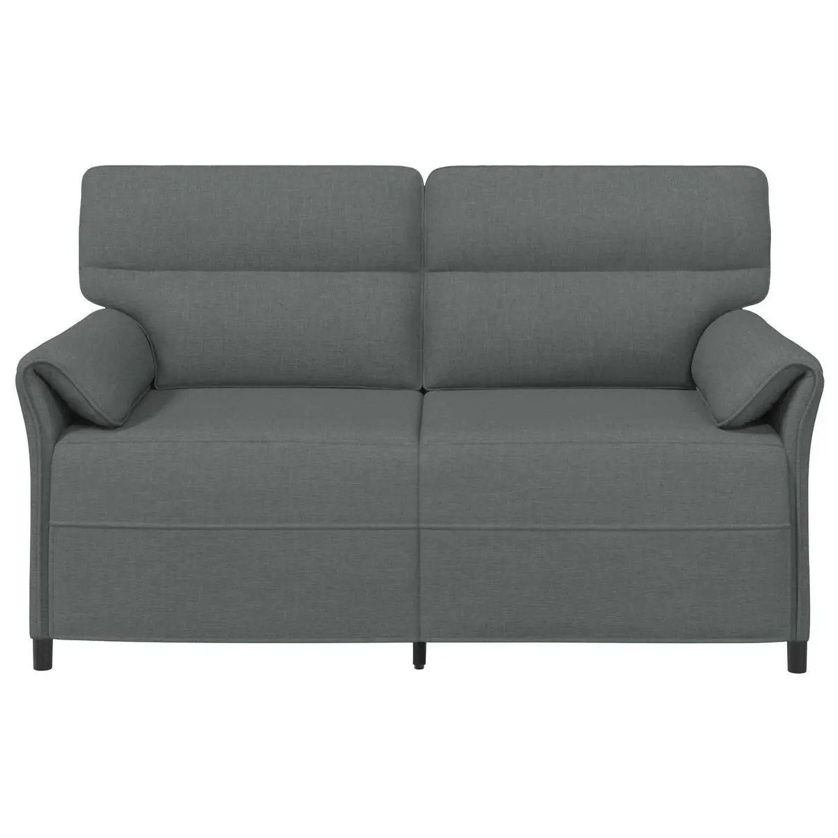Sofa Grey Modern Contemporary Living Room Lounge Couch Metal Frame Cushioned