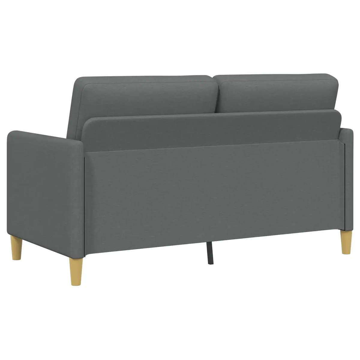 Storage Sofa Dark Grey 152cm Modern Lift-Up Seat Polyester Foam Metal Frame