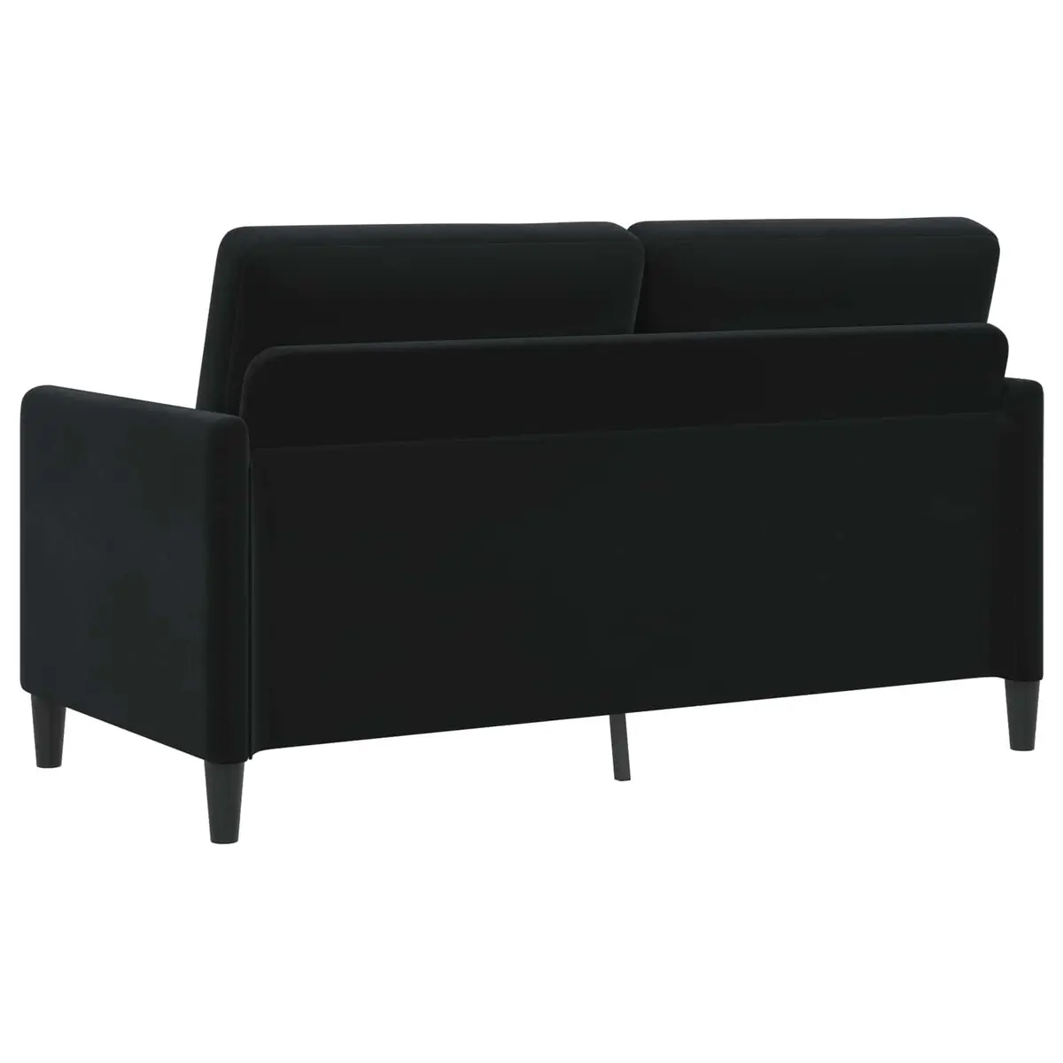 Sofa Modern Black Polyester Lift-Up Storage Seat Furniture for Living Room