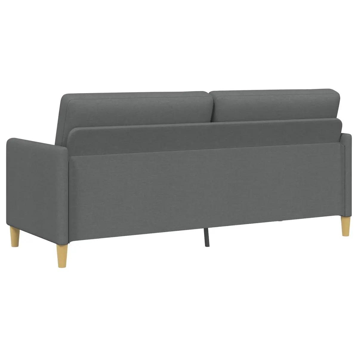 Storage Sofa Dark Grey Modern Lift-Up Seat Polyester Removable Covers