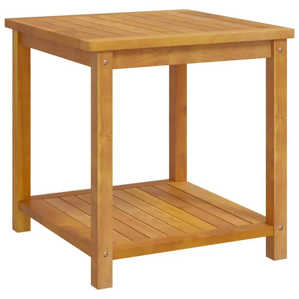 Solid Wood Side Table for Indoor and Outdoor Use
