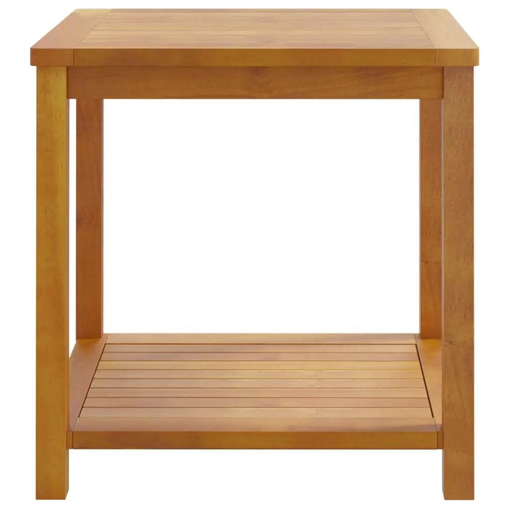 Solid Wood Side Table for Indoor and Outdoor Use