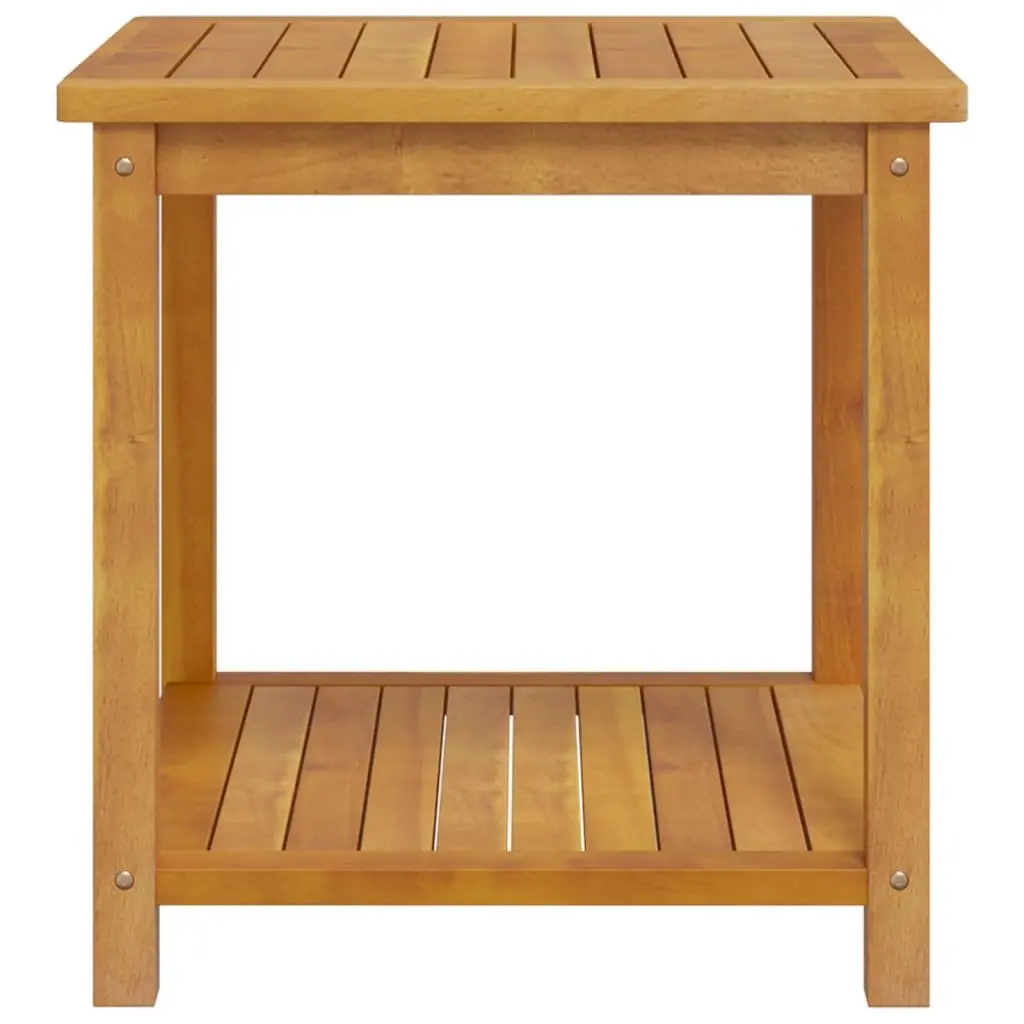 Solid Wood Side Table for Indoor and Outdoor Use