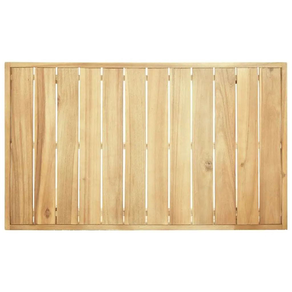 Solid Wood Coffee Table Teak Look 100x60x25 cm Acacia Wood