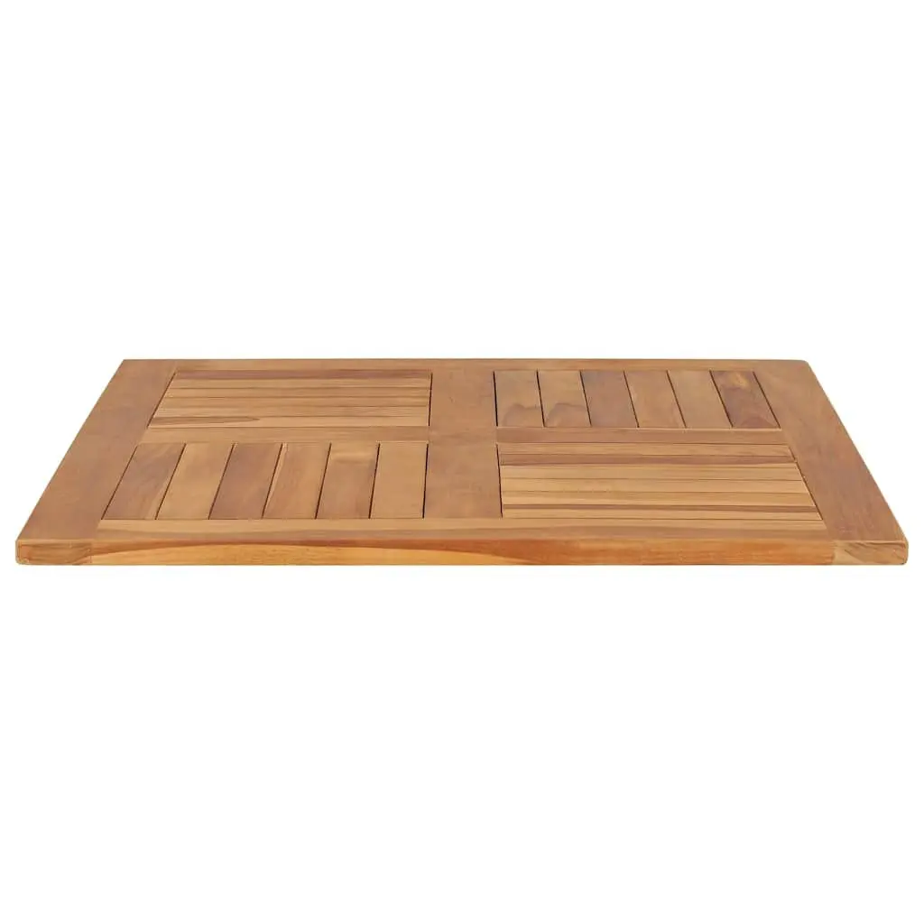 Teak Wood Square Table Top 80x80cm in Brown