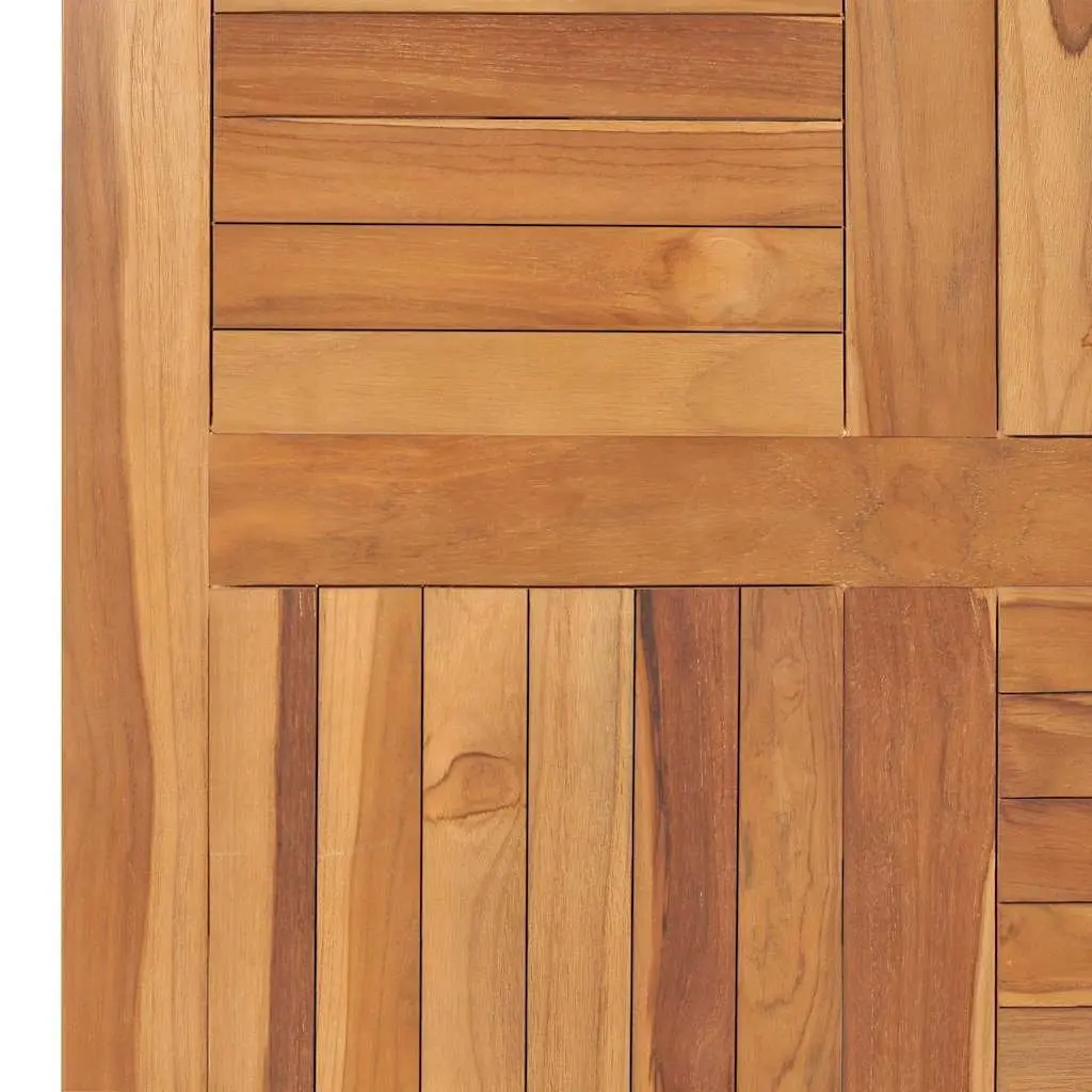 Teak Wood Square Table Top 80x80cm in Brown