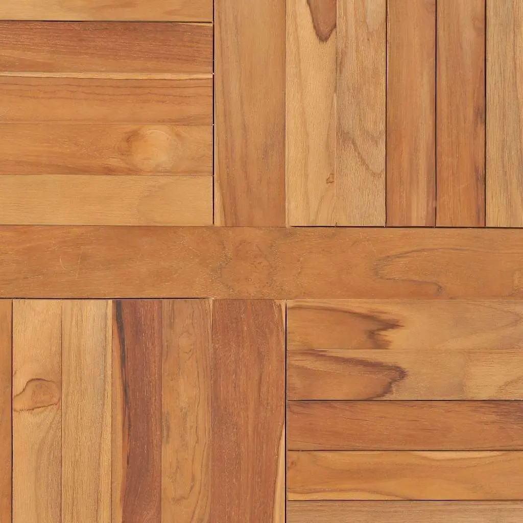 Teak Wood Square Table Top 80x80cm in Brown