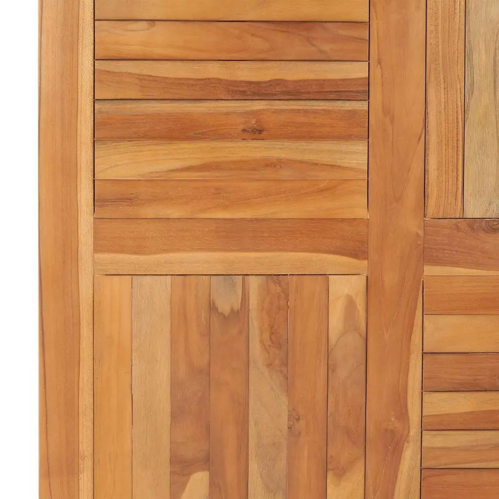 Solid Teak Wood Square Table Top 90x90cm Brown Dining Tabletop Replacement