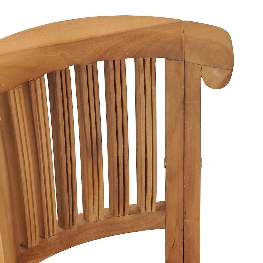 Solid Teak Wood Bar Stool for Dining Spaces