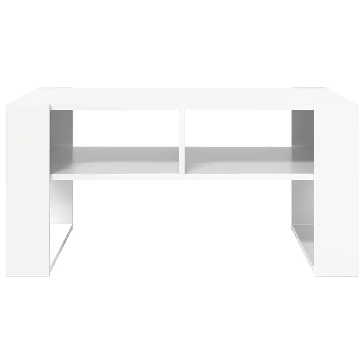 White Coffee Table with Storage