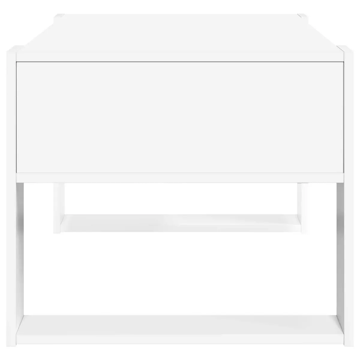 White Coffee Table with Storage
