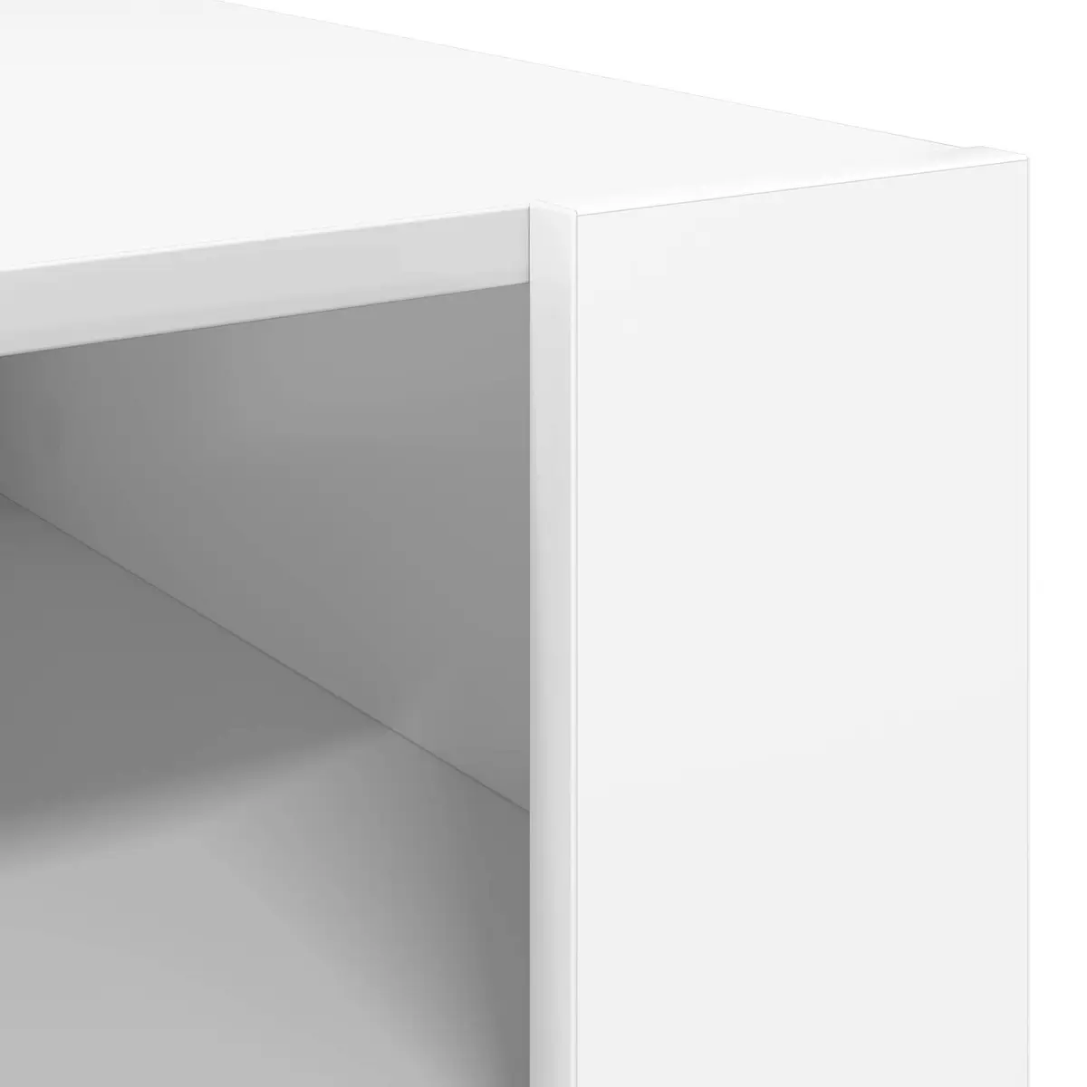 White Coffee Table with Storage