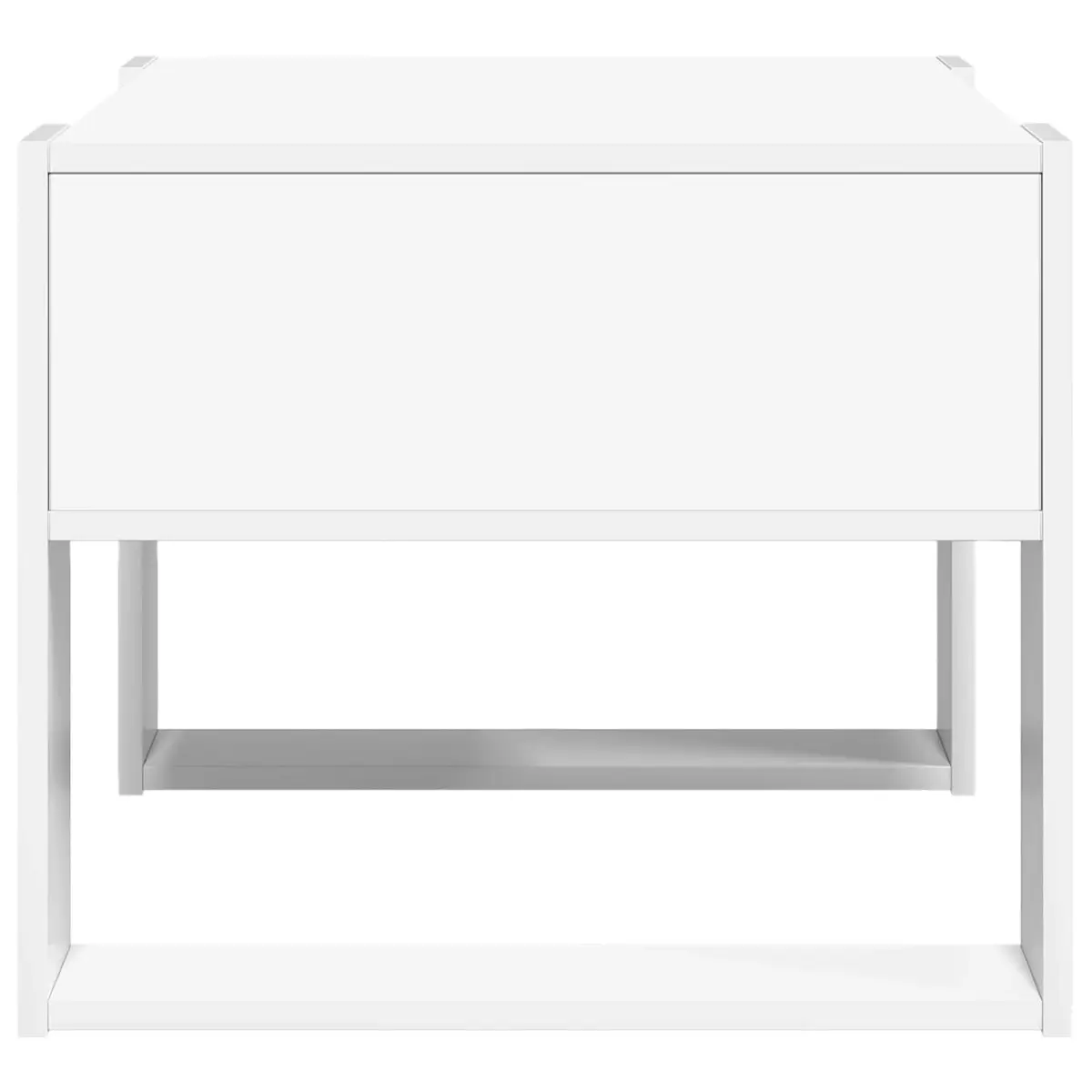 White Coffee Table with Storage for Living Rooms