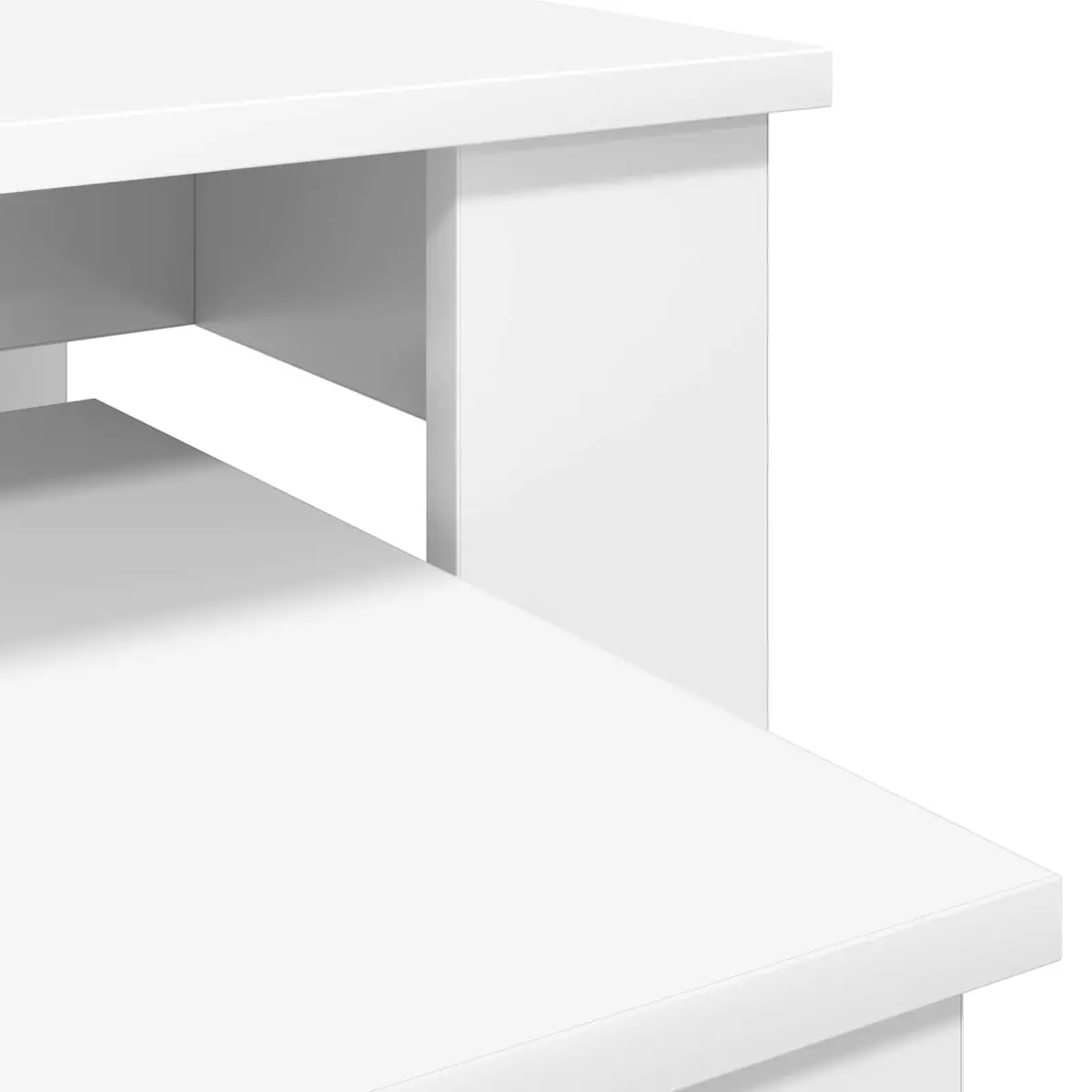 White Coffee Table Set for Living Spaces