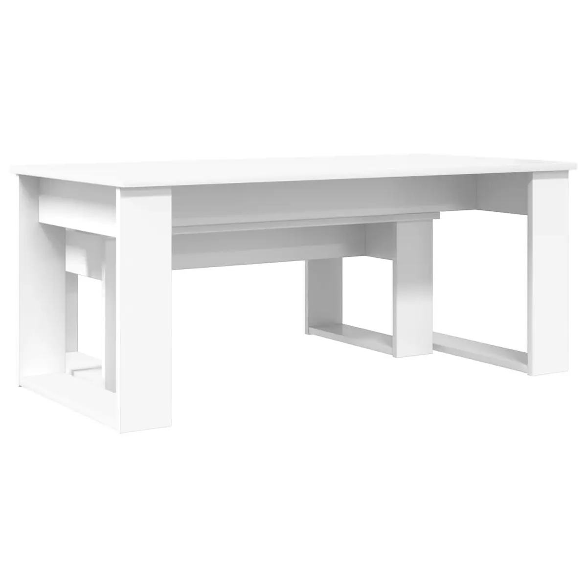 White Coffee Table Set for Living Spaces