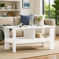 White Coffee Table for Modern Living Room Style