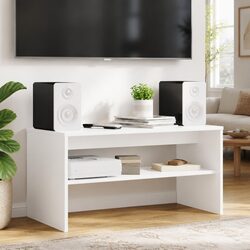 Modern White TV Cabinet for Cozy Living Spaces
