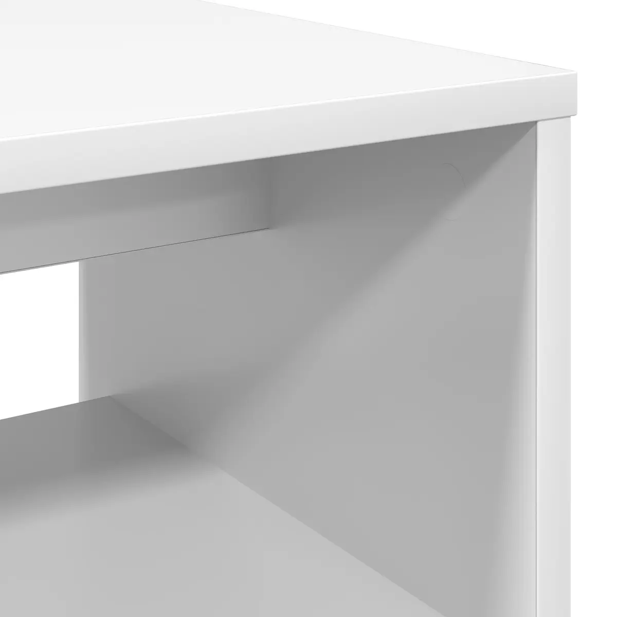 TV Cabinet Modern 80 x 35 x 40 cm White Engineered Wood Living Room Storage Unit