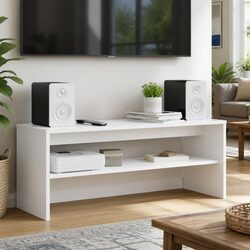 Contemporary White TV Cabinet for Modern Living Spaces