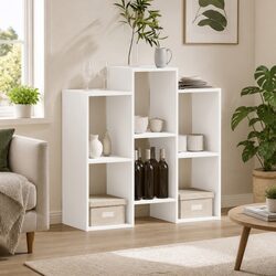 Stylish White Sideboard Storage Cabinet for Living Rooms