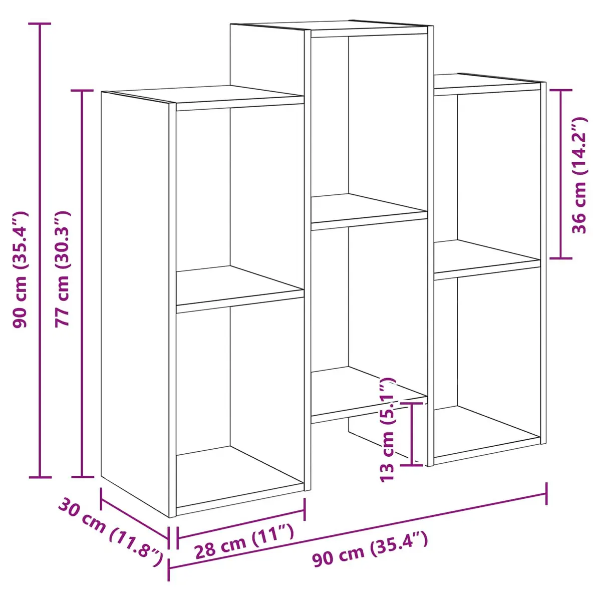 White Sideboard Storage Cabinet for Living Rooms
