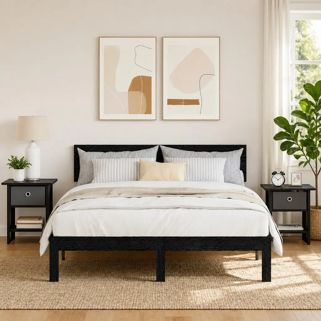 Black Nightstands for Modern Bedrooms