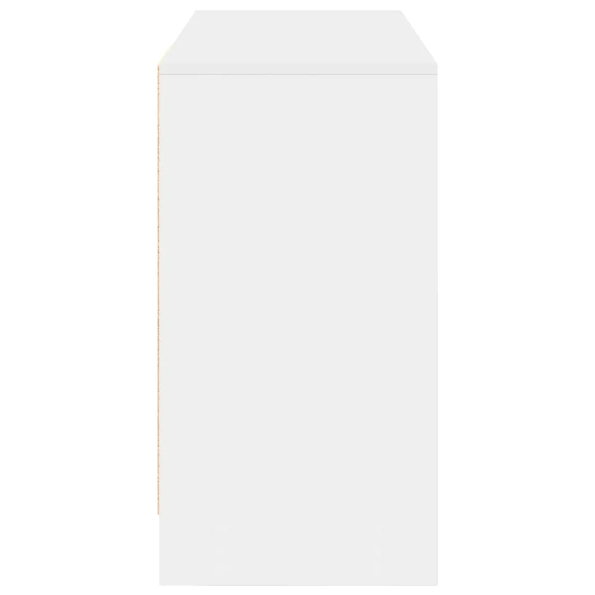 Rectangular White Writing Desk for Home Office